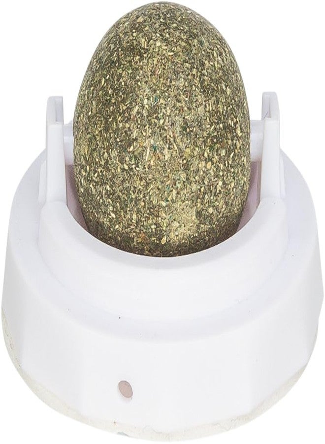 كرة ماتاتابي من تريكسي مع حامل، لعبة قطط طبيعية مع النعناع البري، تدعم صحة الأسنان وتوفر الترفيه للقطط المنزلية، قطر 5 سم